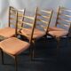 Set of four chairs, Germany, 1970