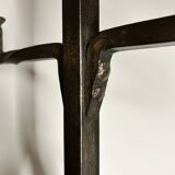 Large brutalist chandelier from the 60s