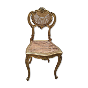 chaise ancienne rocaille - cannage