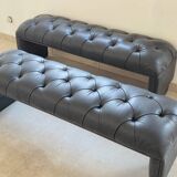 Leather benches
