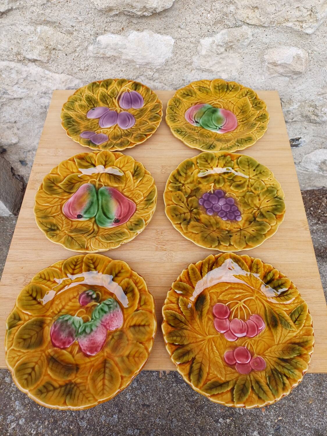 Coffret de 6/12 assiettes à dessert Sarreguemines