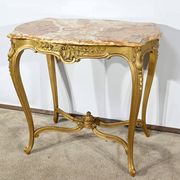 Small Middle Table in Golden Wood, Louis XV style – Late 19th century