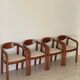 4 chaises Rainer Daumillier 1970