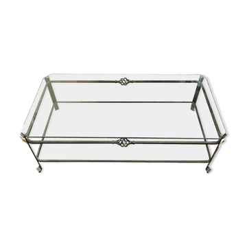 Wrought iron coffee table
