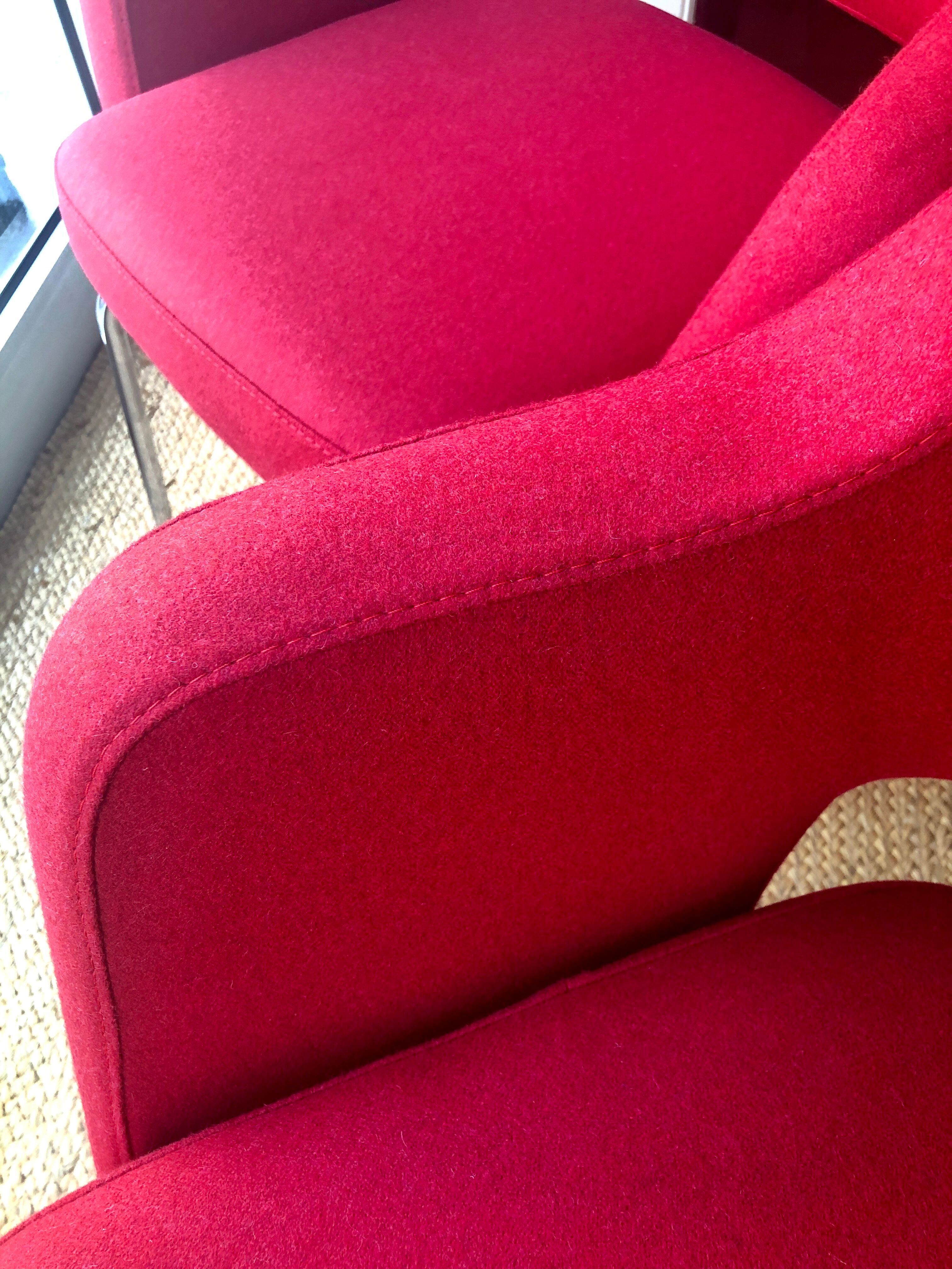 Pair of renovated "Conference" armchairs