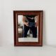 Antique carved wooden mirror from the 1940s/50s.