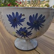 Large Footed Bowl Vallauris vintage – Gérard Hoffman Signed HOF