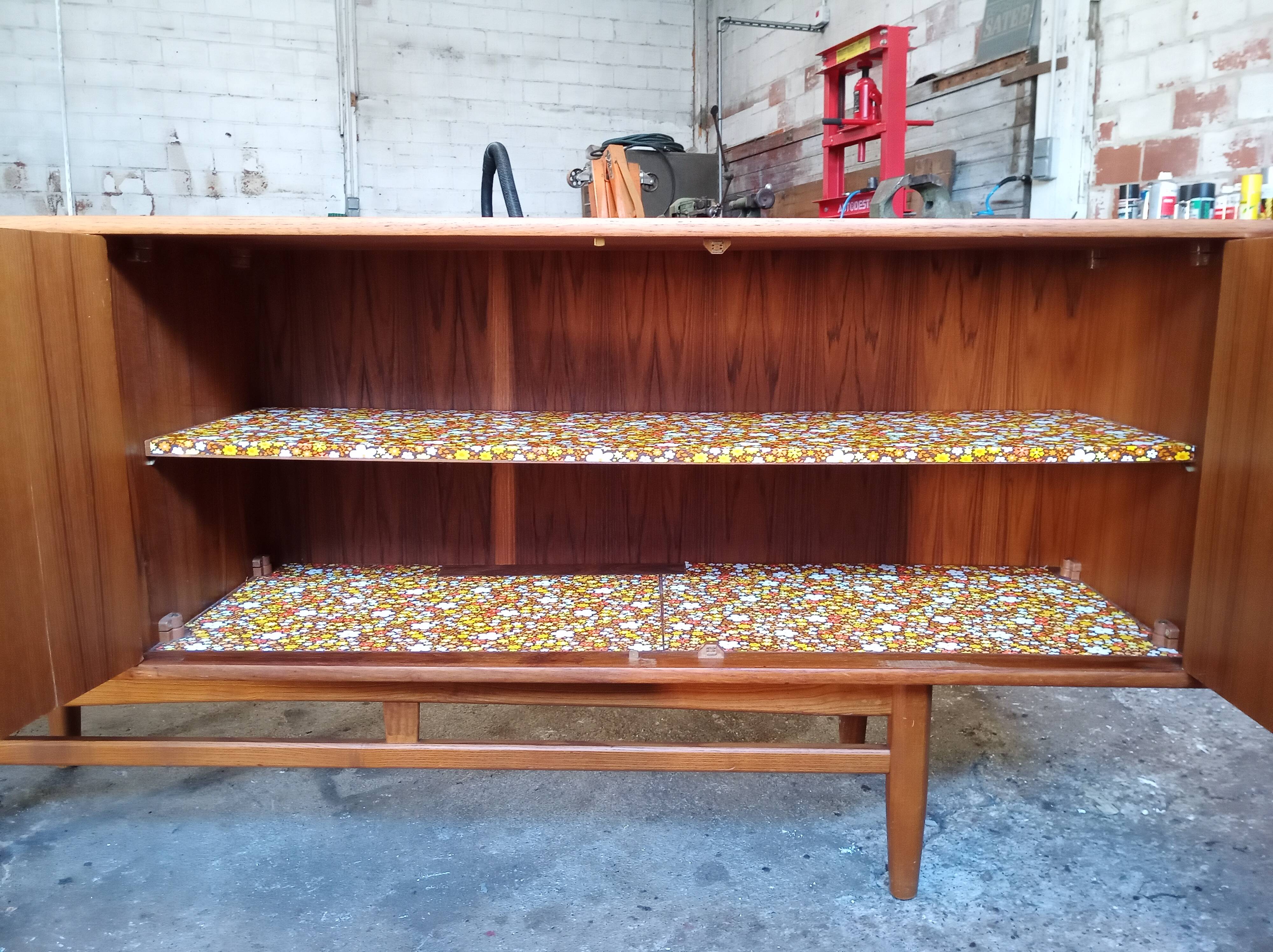 Scandinavian Doubinski teak sideboard