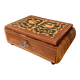 “Birds” marquetry box with mirror