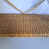 Bamboo wall shelf