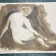 Painting signed in Chinese ink “female back”
