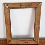 Italian style frame in wood and gilded stucco Period 19th