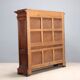 Antique walnut library with Corinthian decorations, 20th century.