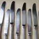 Box of 12 comargent monocoque stainless steel table knives