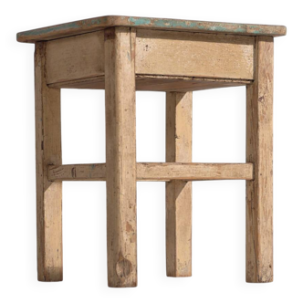 Table basse, d'appoint en bois massif, c.1920