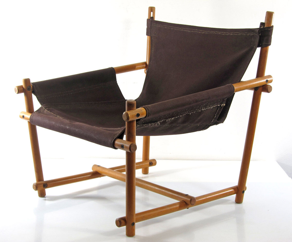 Scandinavian Safari Relax Chair, 1970s
