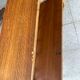 Wall shelf 2 trays, old, rattan.