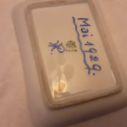 Bavarian porcelain cup may 1929 signed turf hokey players