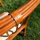 4 vintage rattan chairs seated linen and unbleached hemp