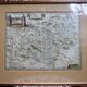 Engraving - old map. Netherlands, 18th century.