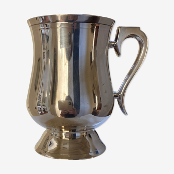 Silver metal milk pot