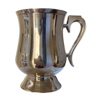 Silver metal milk pot