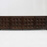 Spanish brutalist sideboard solid wood