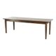 Table de ferme française du 19ème siècle en chêne avec 2 tiroirs.