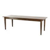 French farmhouse dining table from the 19th century in oak with 2 drawers