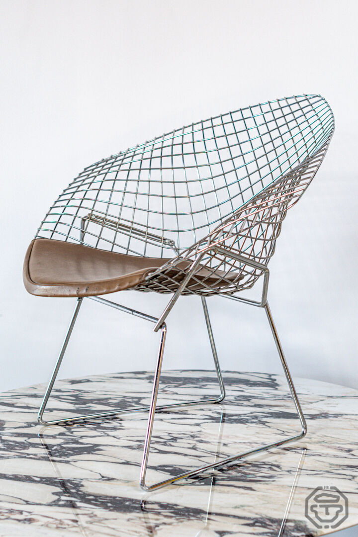 Knoll Bertoia Diamond armchairs
