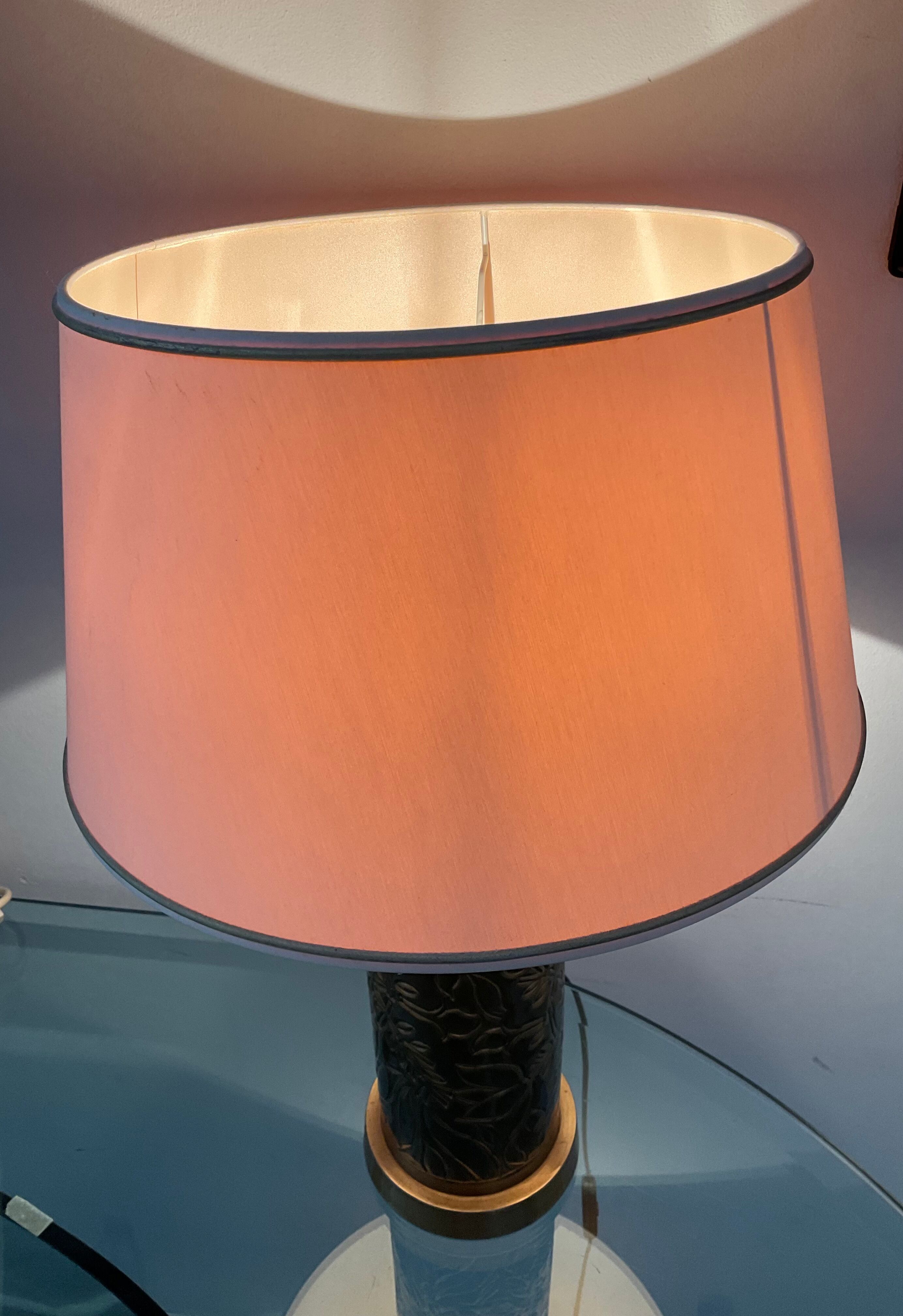 Louis Drimmer brass lamp from the 70s