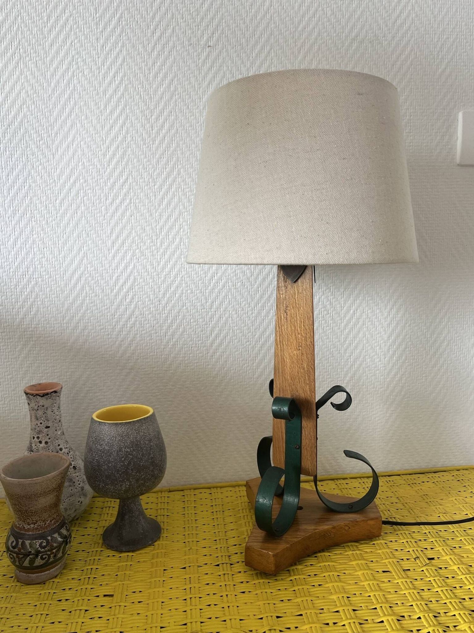 Lampe de bureau vintage fifties style Prouvé