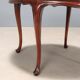 Antique mahogany and opaline glass coffee table, Italy, 20th century.