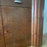 Art Deco walnut burl sideboard