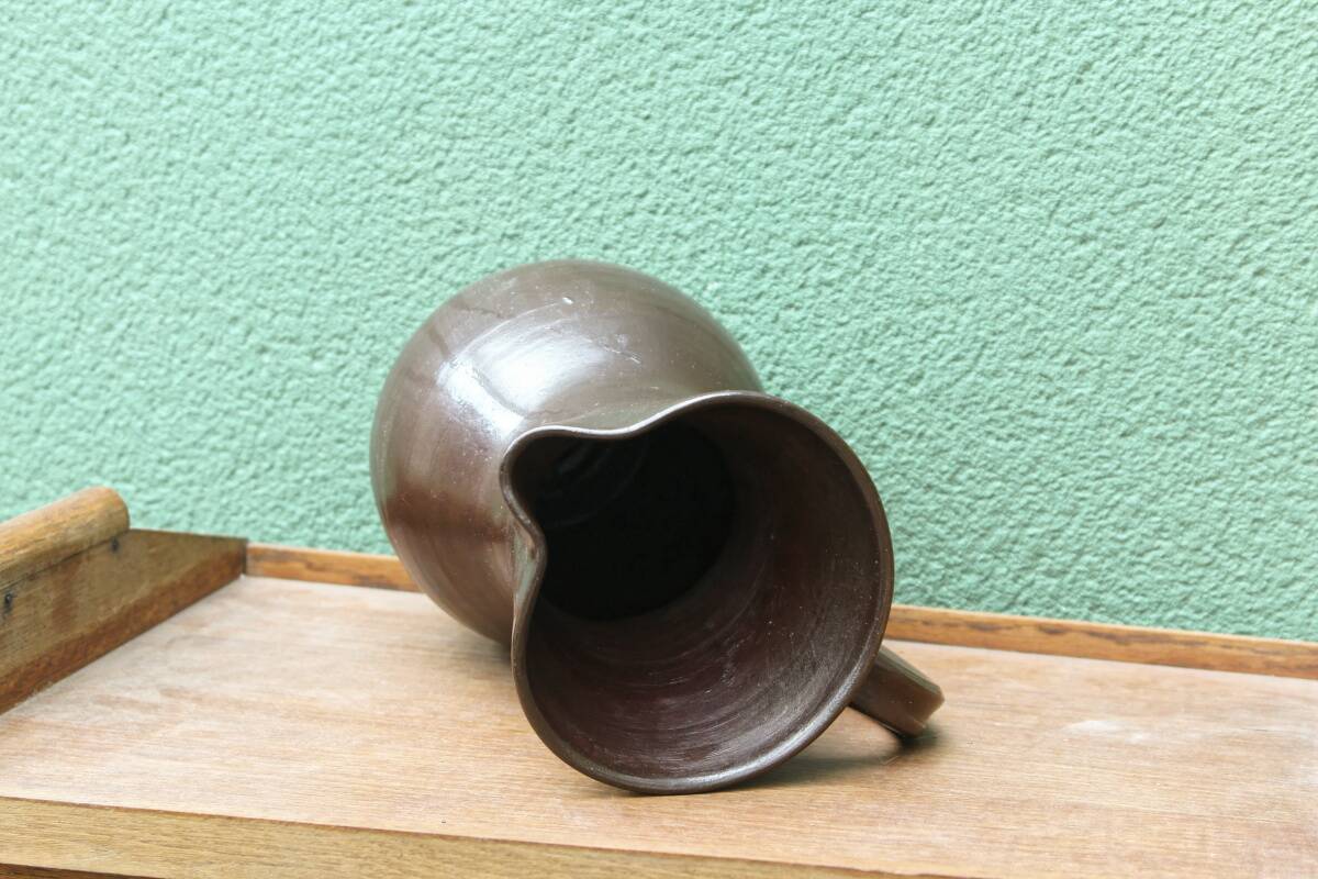 Large stoneware carafe