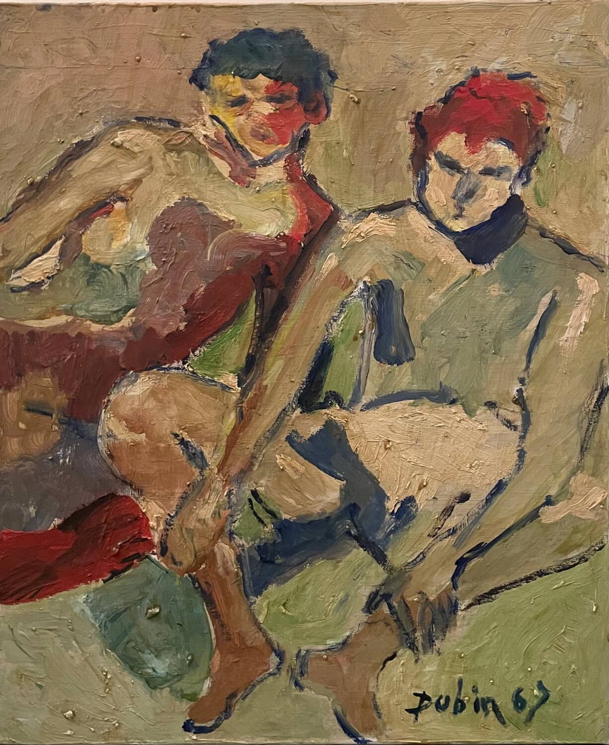 Modern painting Denise Dobin 1969