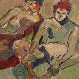 Modern painting Denise Dobin 1969