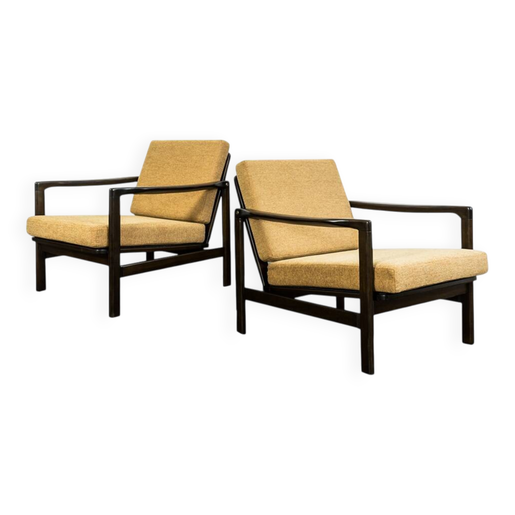 Fauteuils style Mid-Century de Zenon Bączyk, années 1960, lot de 2