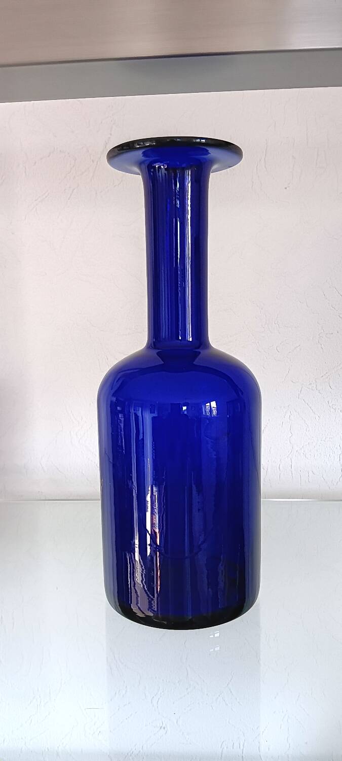 GUL vase by Otto Brauer for Holmegaard - Denmark