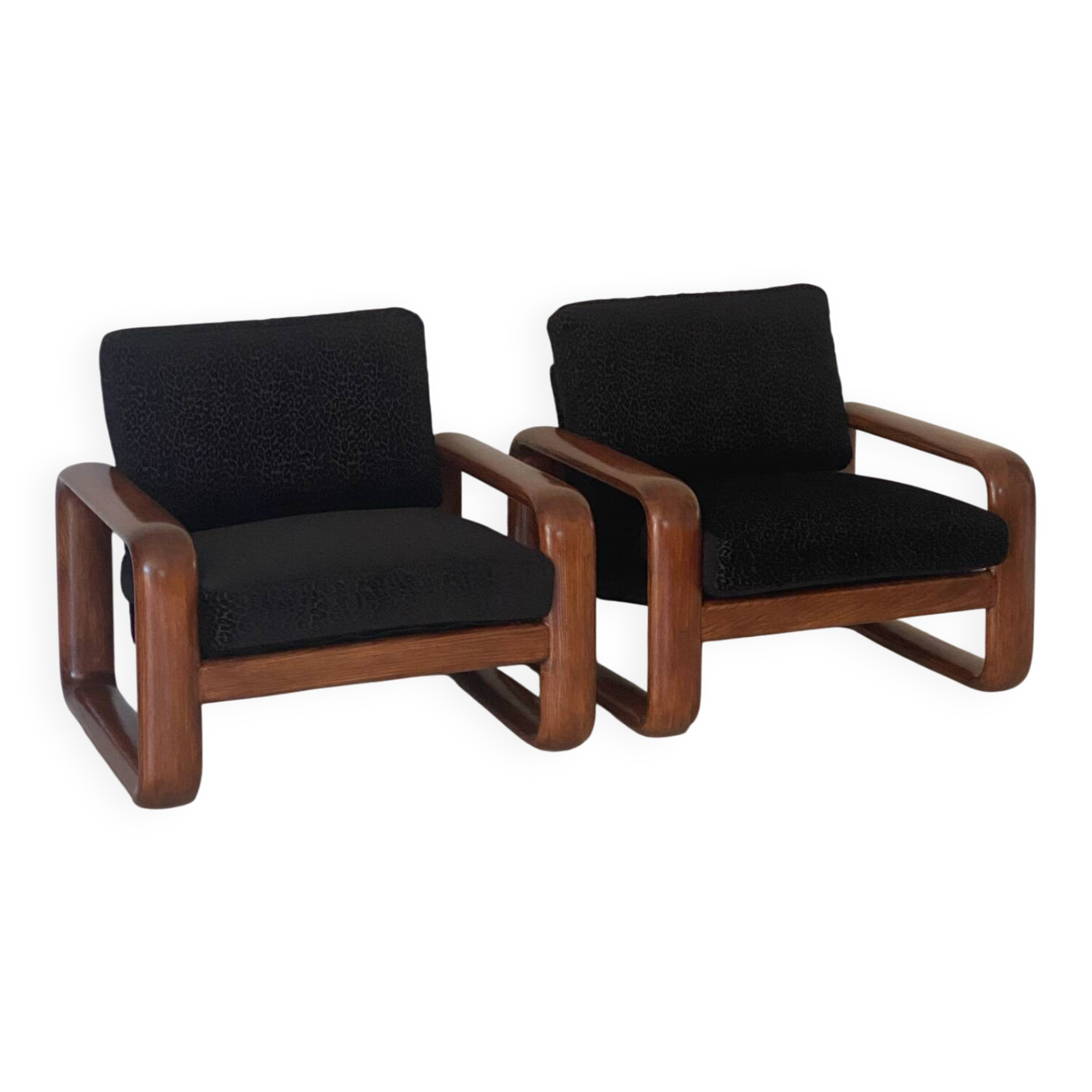 Set of 2 "Hombre" armchairs by Burkhard Vogtherr