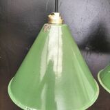 Enamelled sheet metal cone suspensions