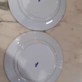 dishes creil and montereau lot of 2