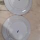 Plats Creil et montereau lot de 2