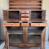 19th century Dauphinois sideboard in cherry wood, 2-part sideboard