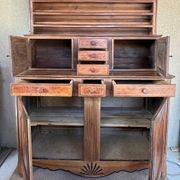 Vaisselier Dauphinois XIXe en merisier, buffet 2 corps