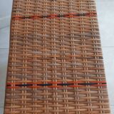 Vintage rattan basket or chest