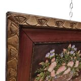 Vintage Oil Painting Flowers H. Storm, 1970s