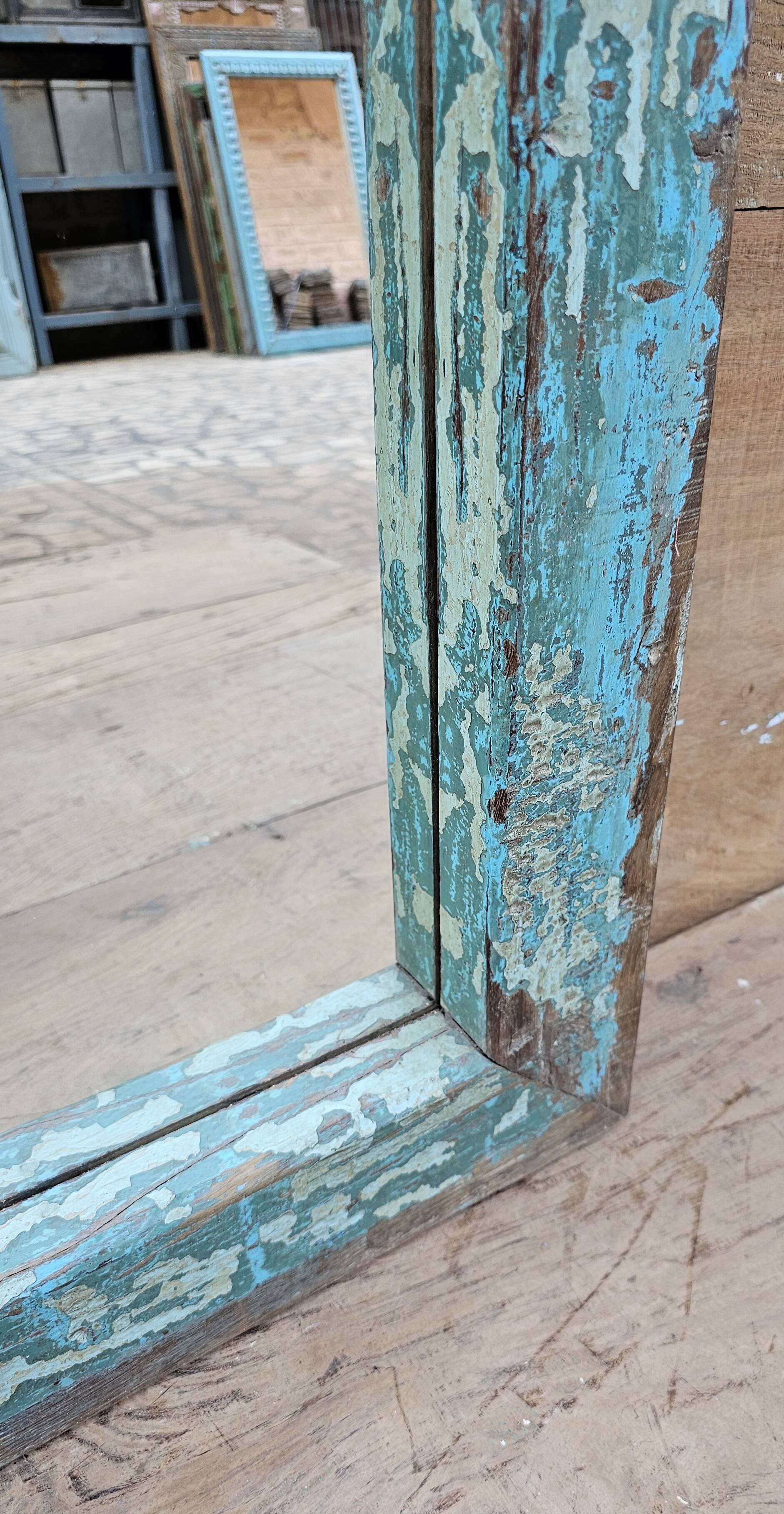 Teak mirror from Burma