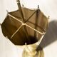 Mid-century hammered copper umbrella holder 1950