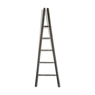 Old wooden farm scale patinated grey